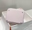 Hermes Picotin Lock 12 Bag in Mauve Pale Clemence Leather with PHW