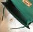 Hermes Kelly Mini II Sellier Bag in Malachite Epsom Leather