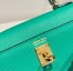 Hermes Kelly Mini II Sellier Bag in Vert Jade Epsom Leather