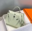 Hermes Kelly 28cm Sellier Bag in Vert Fizz Epsom Leather with PHW