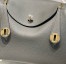 Hermes Lindy 26cm Bag in Gris Meyer Clemence Leather with GHW