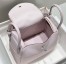 Hermes Lindy 26cm Bag in Mauve Pale Clemence Leather with PHW