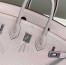 Hermes Birkin 25cm Bag in Mauve Pale Clemence Leather with PHW