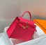 Hermes Kelly 28cm Sellier Bag in Rose Extreme Epsom Leather with GHW