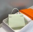 Hermes Kelly 28cm Sellier Bag in Vert Fizz Epsom Leather with PHW