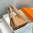 Hermes Picotin Lock 12 Bag in Chai Clemence Leather with GHW