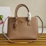 Prada Galleria Large Bag In Beige Saffiano Leather