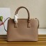 Prada Galleria Large Bag In Beige Saffiano Leather