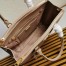 Prada Galleria Large Bag In Beige Saffiano Leather