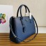 Prada Galleria Large Bag In Blue Saffiano Leather
