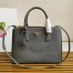 Prada Galleria Large Bag In Grey Saffiano Leather