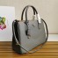 Prada Galleria Large Bag In Grey Saffiano Leather