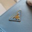 Prada Galleria Large Bag In Light Blue Saffiano Leather