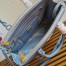 Prada Galleria Large Bag In Light Blue Saffiano Leather
