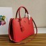 Prada Galleria Large Bag In Red Saffiano Leather