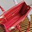 Prada Galleria Large Bag In Red Saffiano Leather
