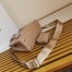 Prada Galleria Mini Bag with Pouch in Beige Saffiano Leather
