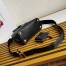 Prada Galleria Mini Bag with Pouch in Black Saffiano Leather