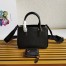 Prada Galleria Mini Bag with Pouch in Black Saffiano Leather