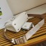 Prada Galleria Mini Bag with Pouch in White Saffiano Leather