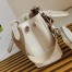 Prada Galleria Mini Bag with Pouch in White Saffiano Leather
