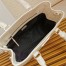 Prada Galleria Mini Bag with Pouch in White Saffiano Leather