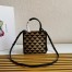 Prada Symbole Mini Bag In Black/Beige Jacquard Fabric