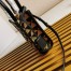Prada Symbole Mini Bag In Black/Beige Jacquard Fabric