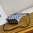 Prada Symbole Mini Bag In Blue/White Jacquard Fabric