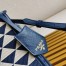 Prada Symbole Mini Bag In Blue/White Jacquard Fabric