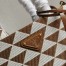 Prada Symbole Mini Bag In Brown/White Jacquard Fabric