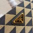Prada Symbole Large Bag In Black/Beige Jacquard Fabric