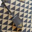 Prada Symbole Large Bag In Black/Beige Jacquard Fabric