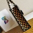 Prada Symbole Large Bag In Black/Beige Jacquard Fabric