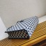 Prada Symbole Large Bag In Blue/White Jacquard Fabric