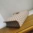 Prada Symbole Large Bag In Brown/White Jacquard Fabric