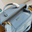 Prada Galleria Medium Bag In Light Blue Saffiano Leather