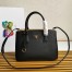 Prada Galleria Medium Bag In Black Saffiano Leather