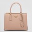 Prada Galleria Medium Bag In Powder Pink Saffiano Leather