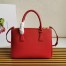 Prada Galleria Medium Bag In Red Saffiano Leather