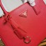 Prada Galleria Medium Bag In Red Saffiano Leather