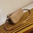 Prada Galleria Mini Bag In Beige Saffiano Leather