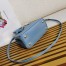 Prada Galleria Mini Bag In Light Blue Saffiano Leather