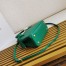 Prada Galleria Mini Bag In Green Saffiano Leather