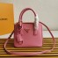 Prada Galleria Mini Bag In Pink Saffiano Leather