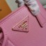 Prada Galleria Mini Bag In Pink Saffiano Leather