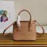 Prada Galleria Mini Bag In Powder Pink Saffiano Leather