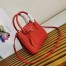 Prada Galleria Mini Bag In Red Saffiano Leather