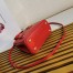 Prada Galleria Mini Bag In Red Saffiano Leather