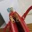 Prada Galleria Mini Bag In Red Saffiano Leather